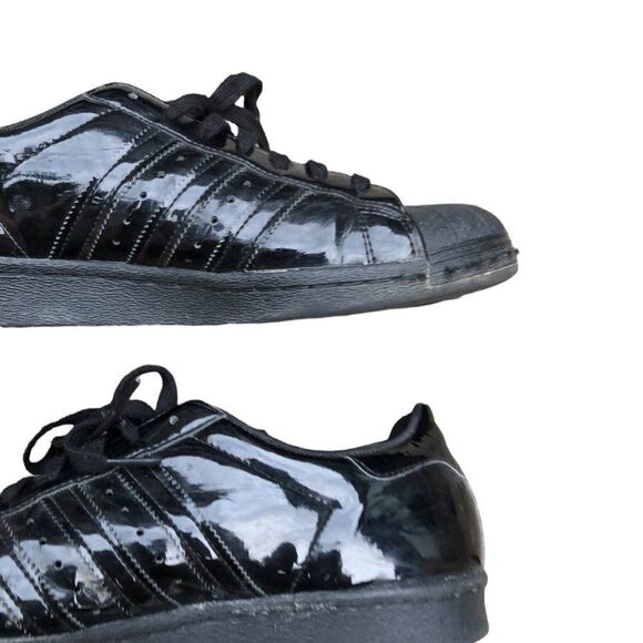 Rare 2015 Adidas Originals Superstar 80s Core Black Size 10 - Picture 12 of 16